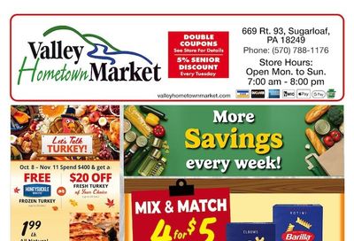Valley Hometown Market Weekly Ad October 8 - November 11, 2026