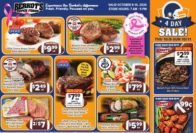 Berkot's Super Foods (Dyer, IN) Weekly Ad October 8 - 14, 2026