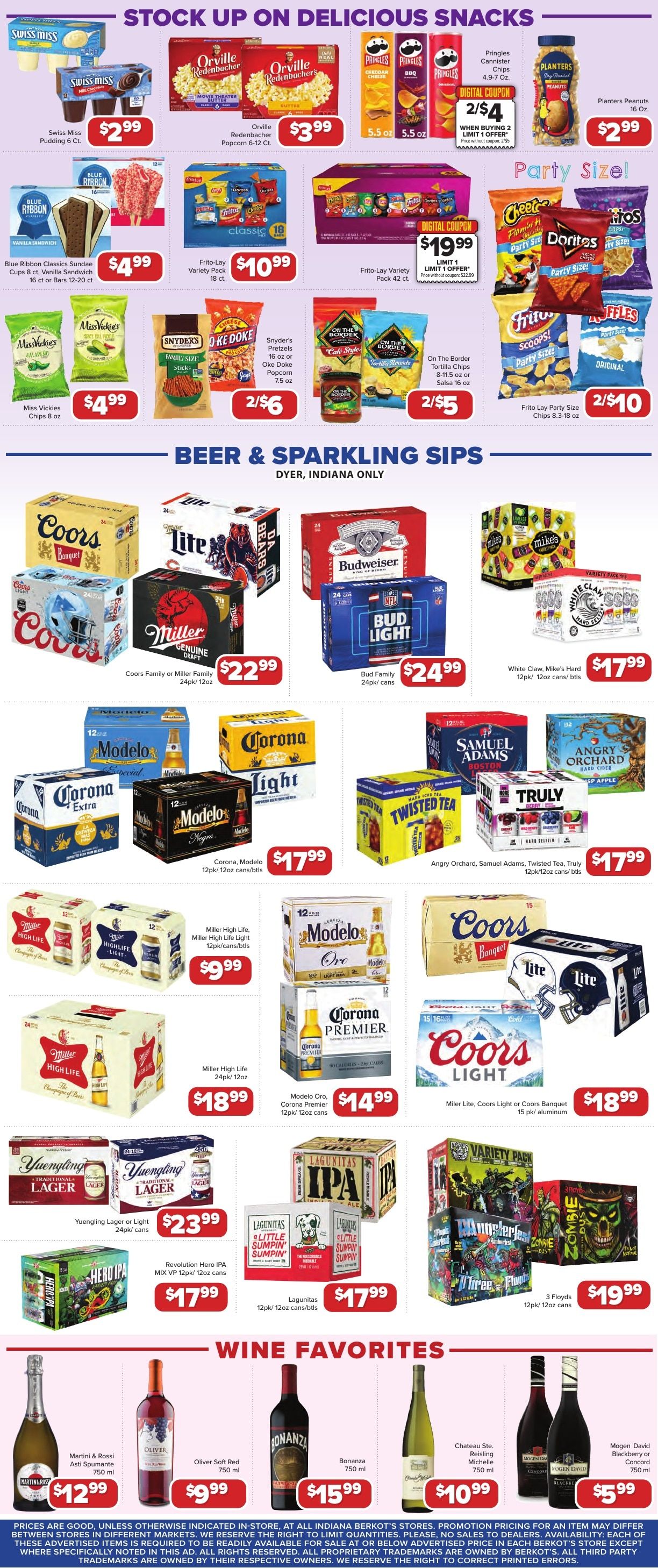 Berkot's Super Foods (Dyer, IN) Weekly Ad October 8 - 14, 2026