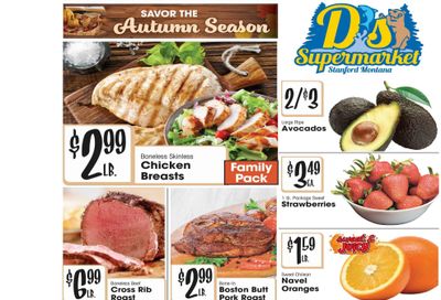 D's Supermarket (Stanford Area, MT) Weekly Ad October 7 - 13, 2026