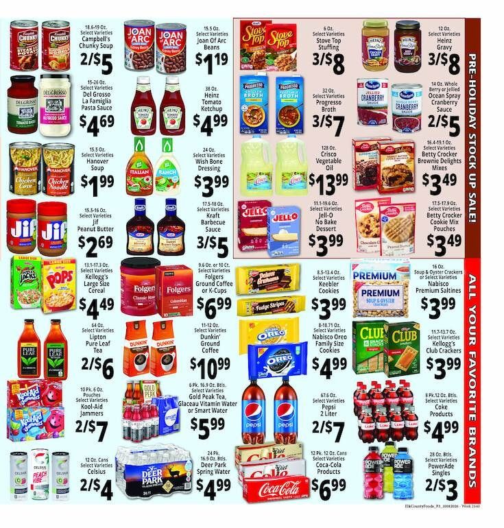 Elk County Foods Weekly Ad October 8 - 14, 2026