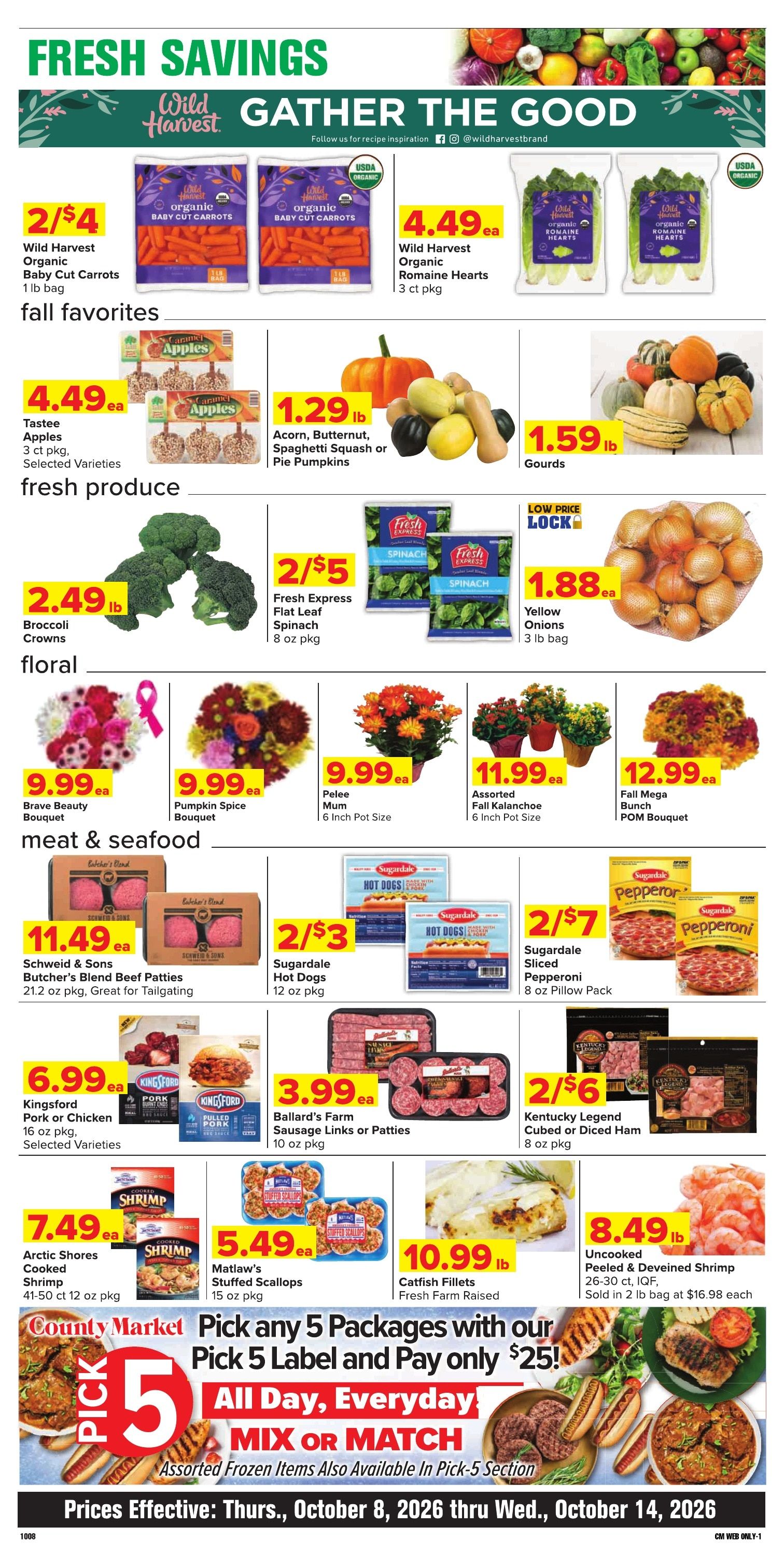 Grove City County Market Weekly Ad October 8 - 14, 2026