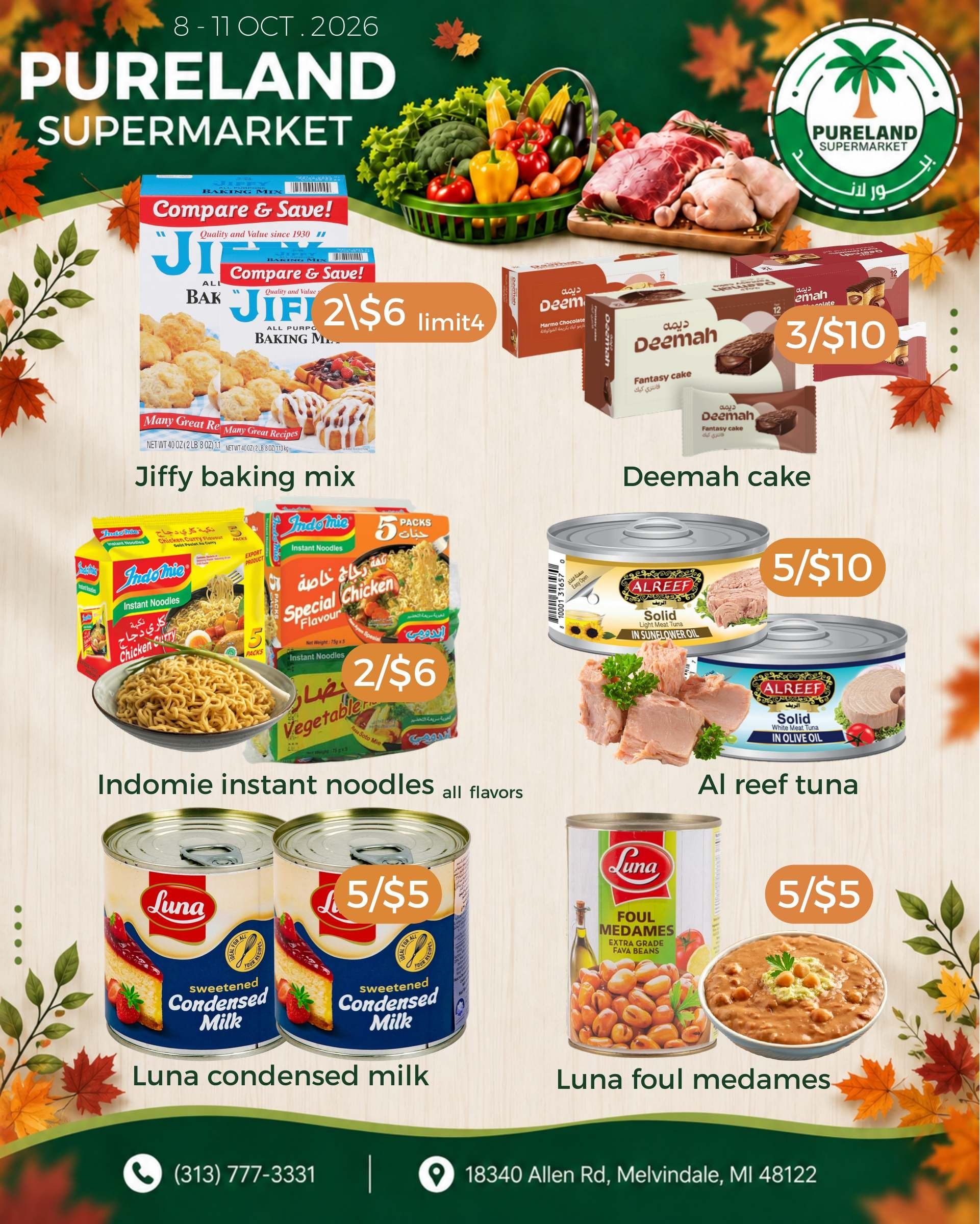 Pureland Supermarket Weekly Ad October 8 - 14, 2026
