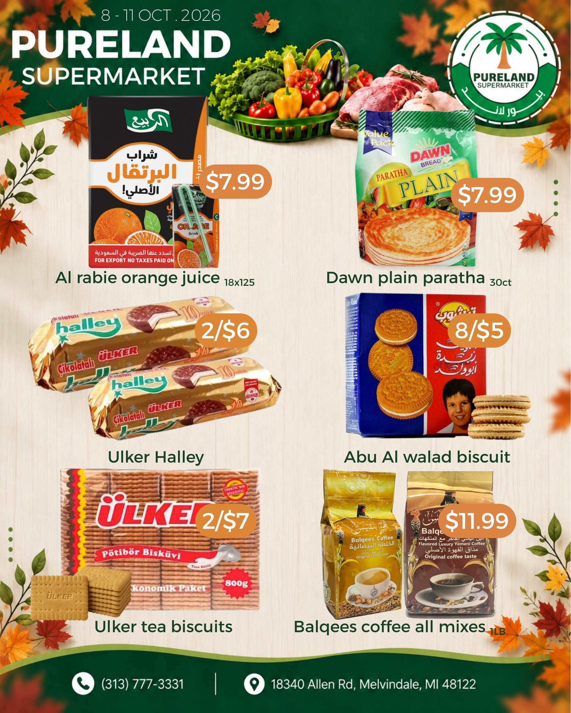Pureland Supermarket Weekly Ad October 8 - 14, 2026