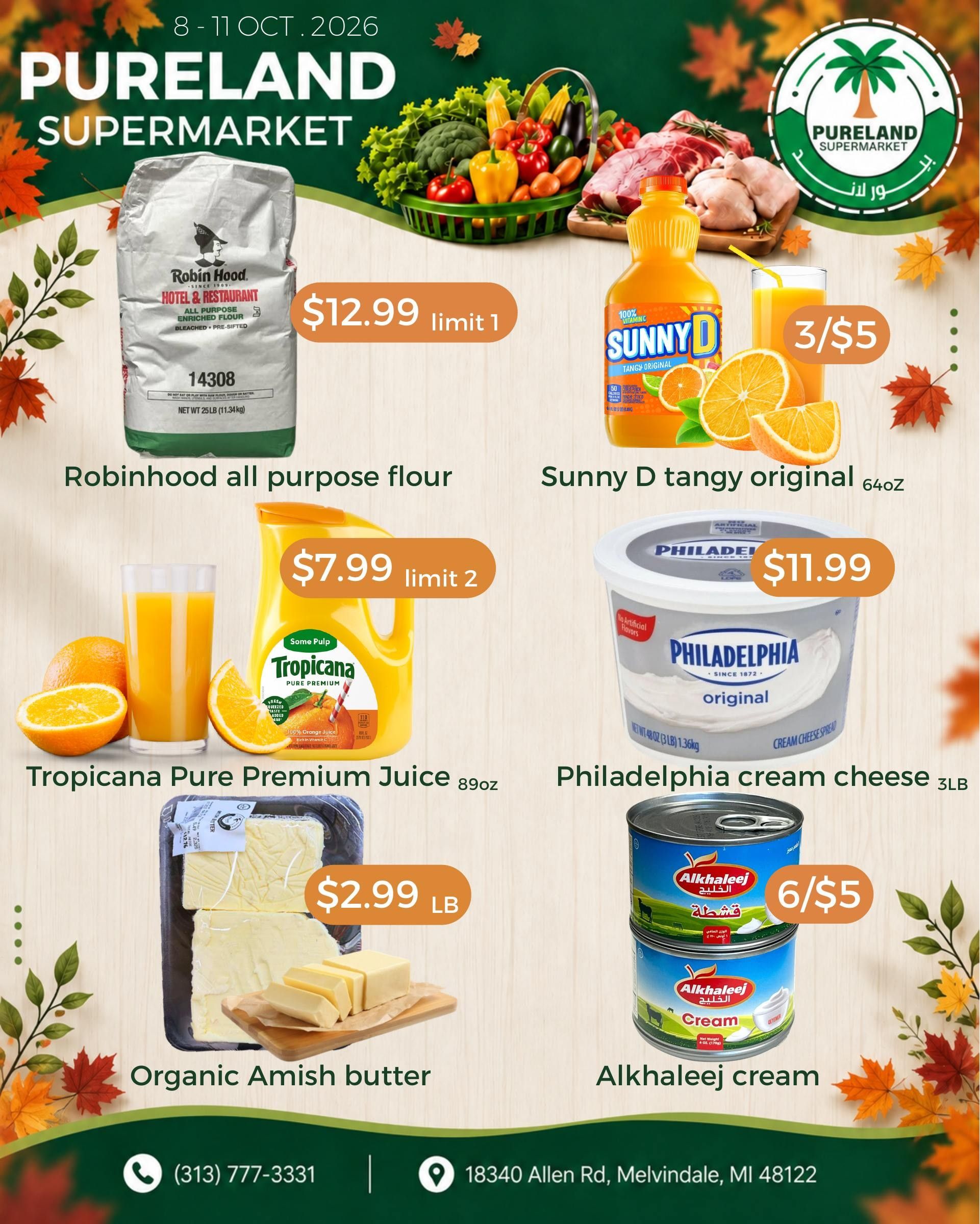 Pureland Supermarket Weekly Ad October 8 - 14, 2026