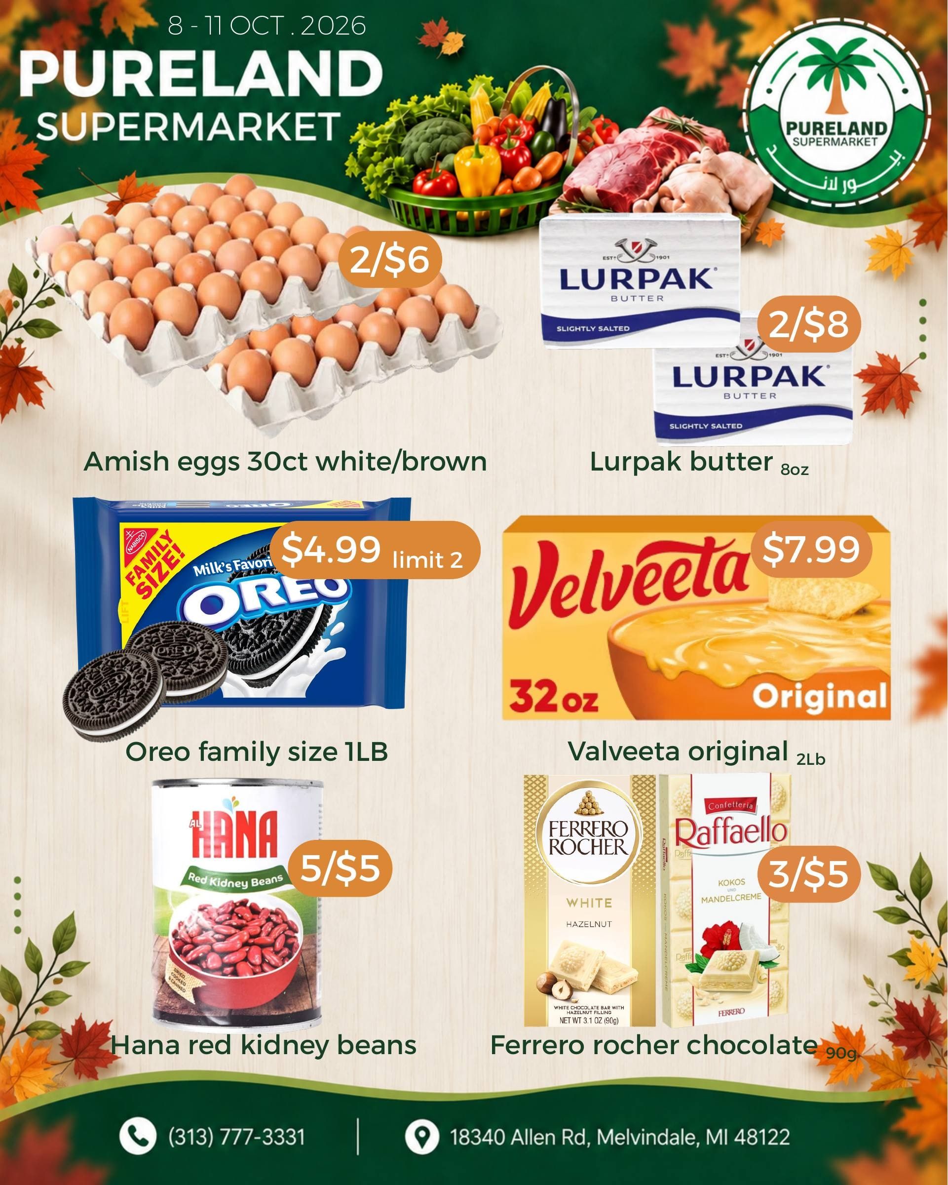 Pureland Supermarket Weekly Ad October 8 - 14, 2026