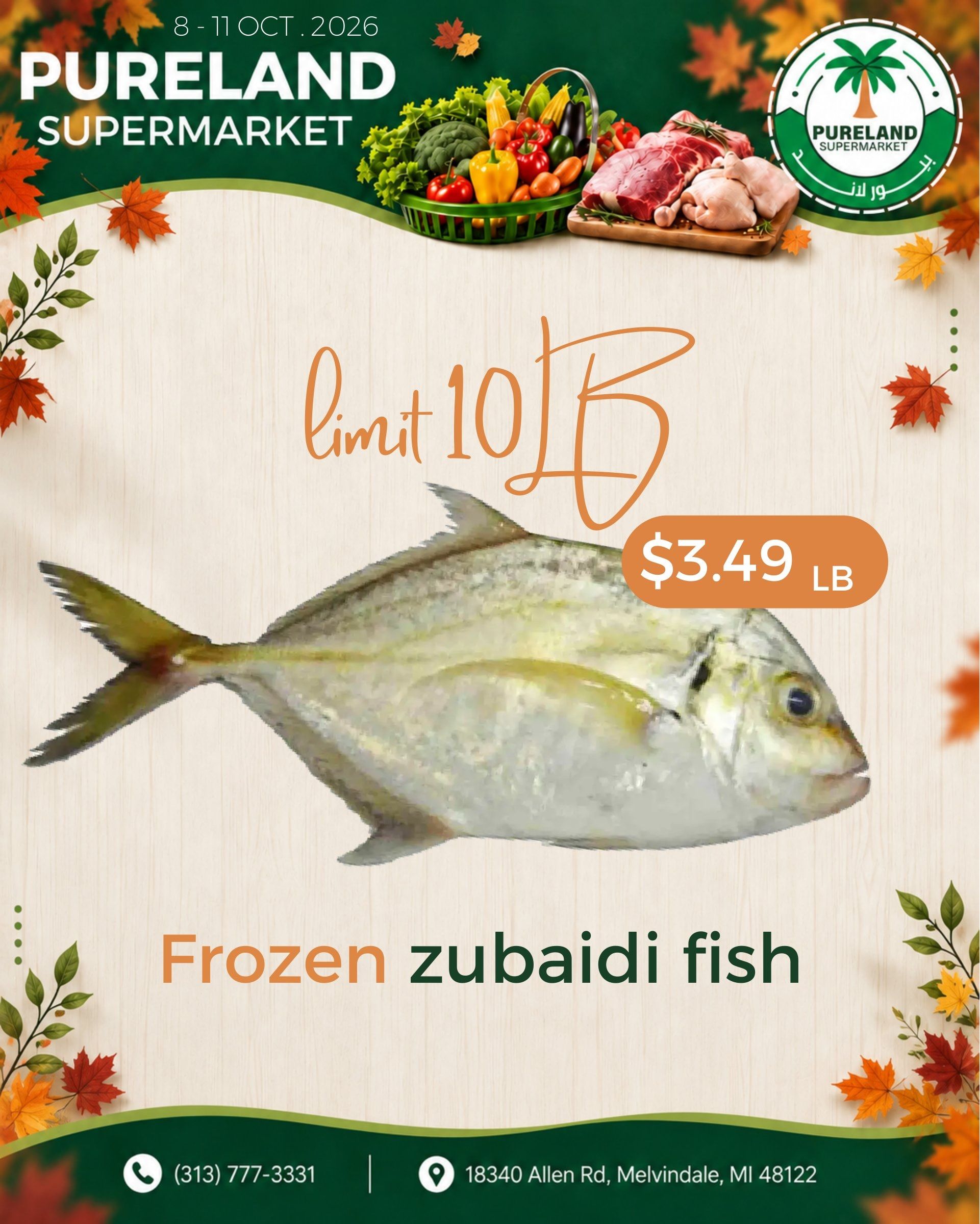 Pureland Supermarket Weekly Ad October 8 - 14, 2026