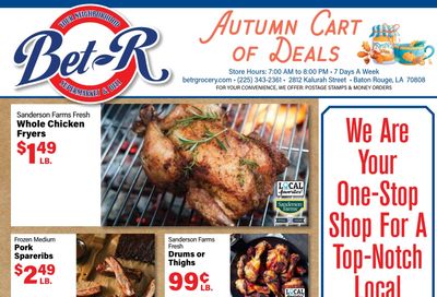 Bet-R Store Weekly Ad October 8 - 14, 2026