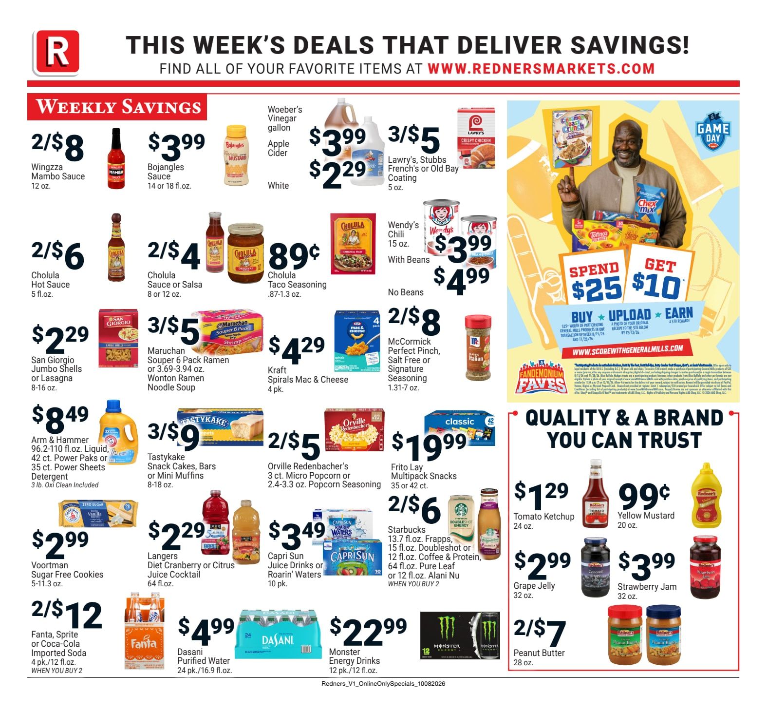Redner's Markets (Camden and other locations, DE) Weekly Ad October 8 - 14, 2026