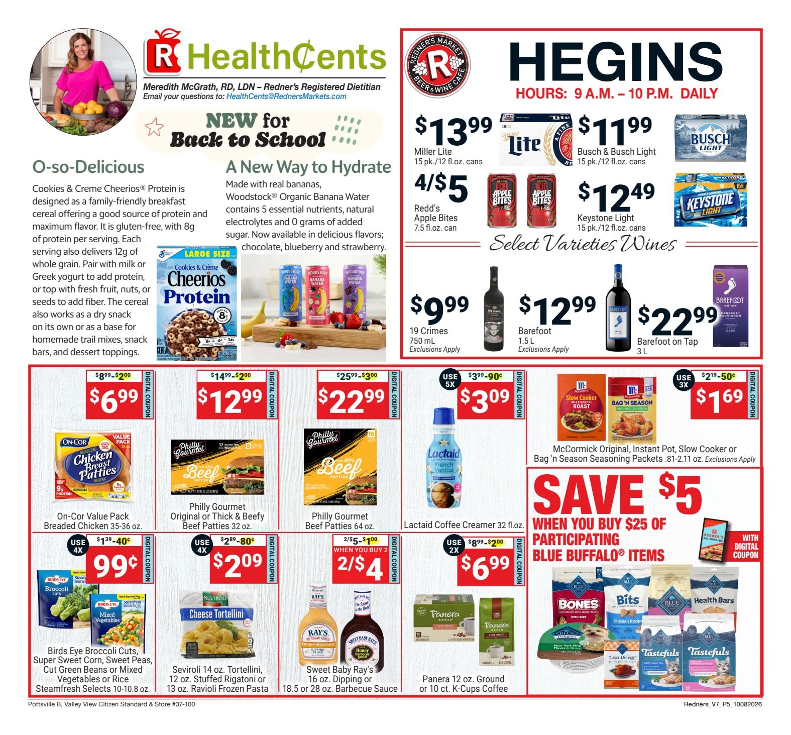 Redner's Markets (Hegins, PA) Weekly Ad October 8 - 14, 2026
