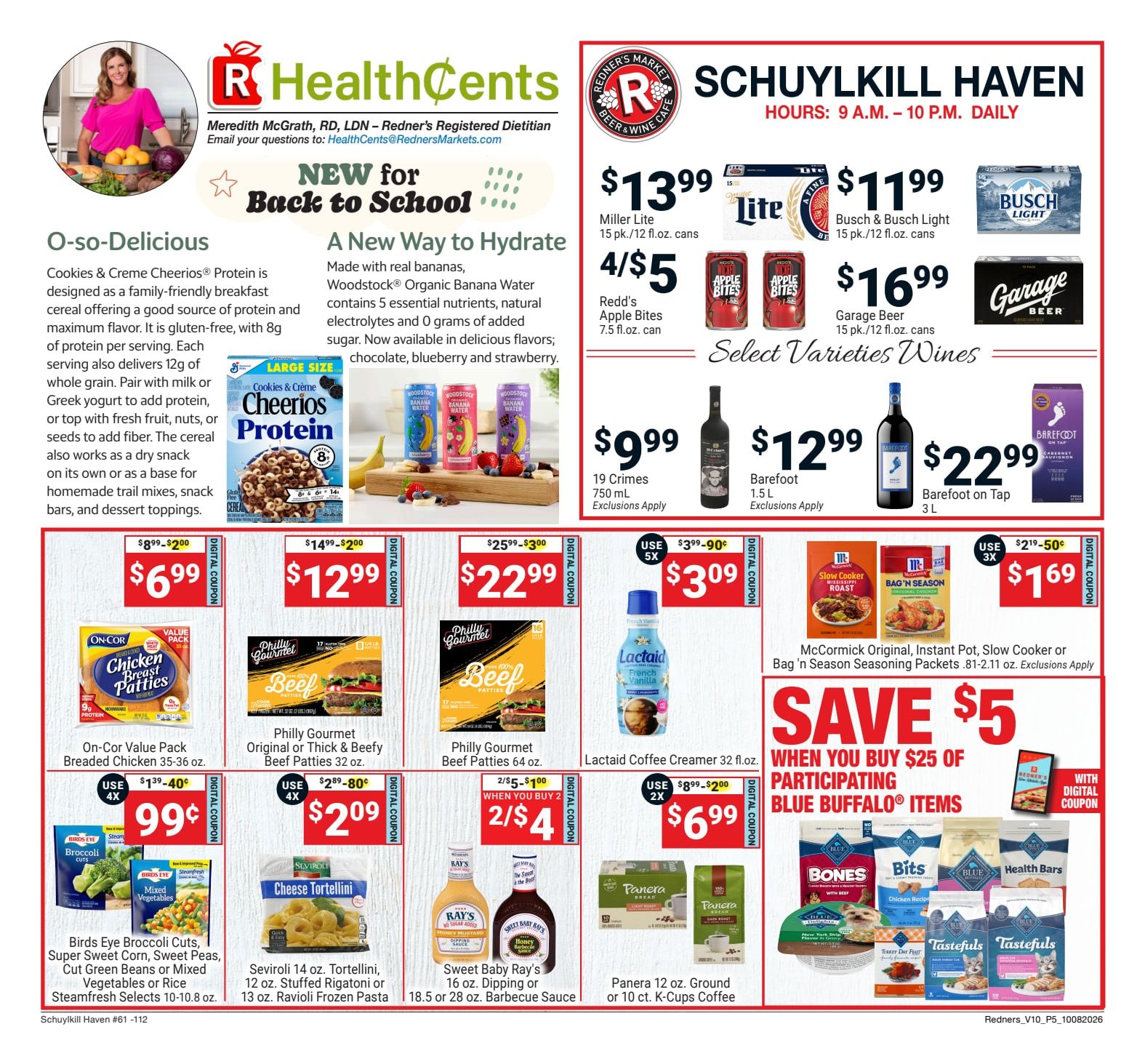Redner's Markets (Schuylkill Haven, PA) Weekly Ad October 8 - 14, 2026