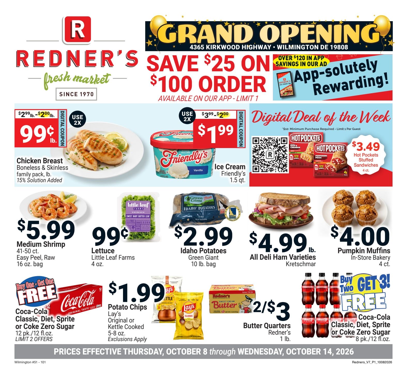 Redner's Markets (Wilmington, DE) Weekly Ad October 8 - 14, 2026
