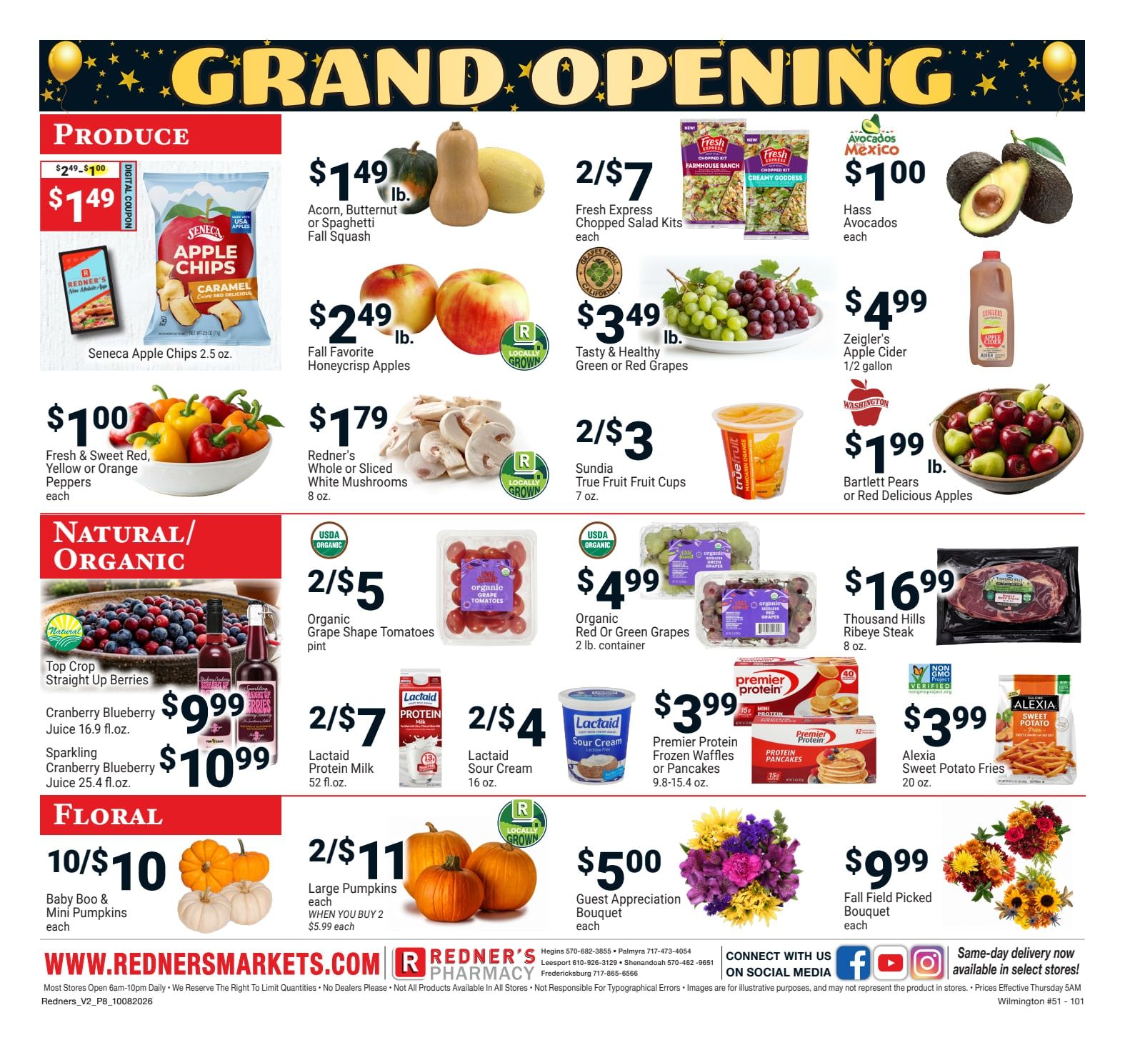 Redner's Markets (Wilmington, DE) Weekly Ad October 8 - 14, 2026