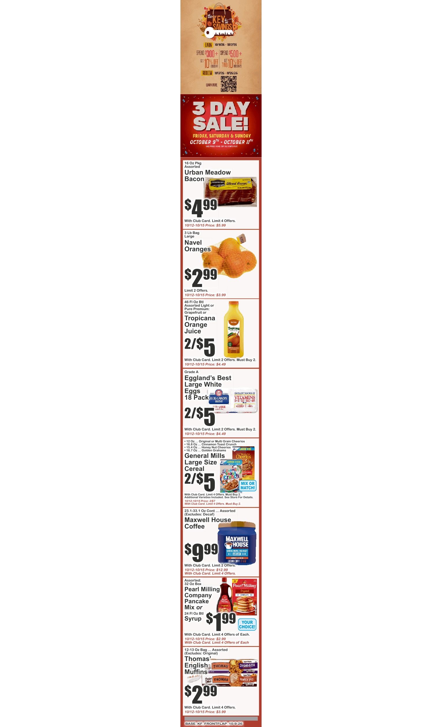Windsor Farms Market (132 Wyckoff Avenue, Brooklyn, NY) Key Food 10/09 - 10/15 Preview Weekly Ad October 9 - 15, 2026
