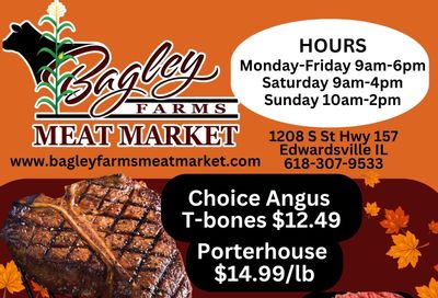 Bagley Farms Meat Market Weekly Ad October 8 - 14, 2026