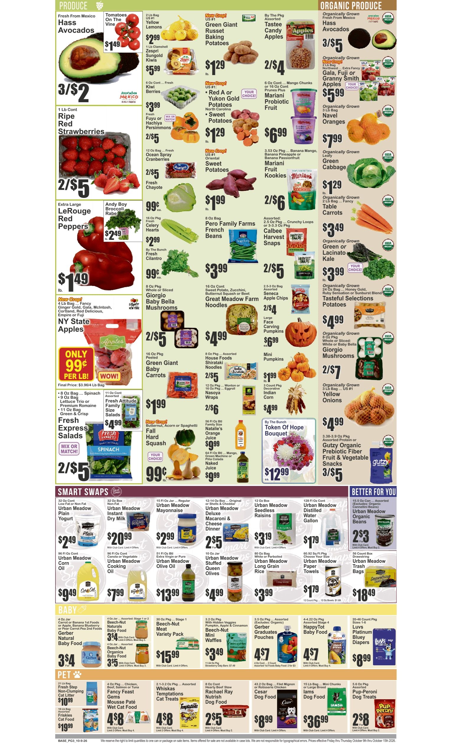 Food World Supermarket (4209 Avenue D, Brooklyn, NY) Key Food 10/09 - 10/15 Preview Weekly Ad October 9 - 15, 2026