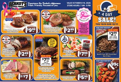 Berkot's Super Foods (Illinois) Weekly Ad October 8 - 14, 2026