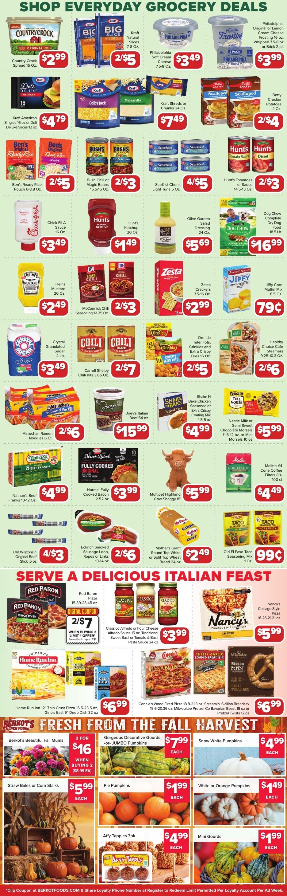 Berkot's Super Foods (Illinois) Weekly Ad October 8 - 14, 2026
