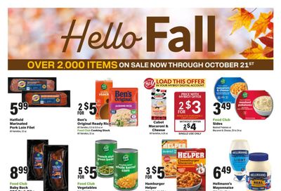 Big Y Hello Fall Weekly Ad October 8 - 21, 2026