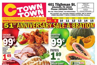 C Town (Allentown Area, PA) Weekly Ad October 9 - 15, 2026