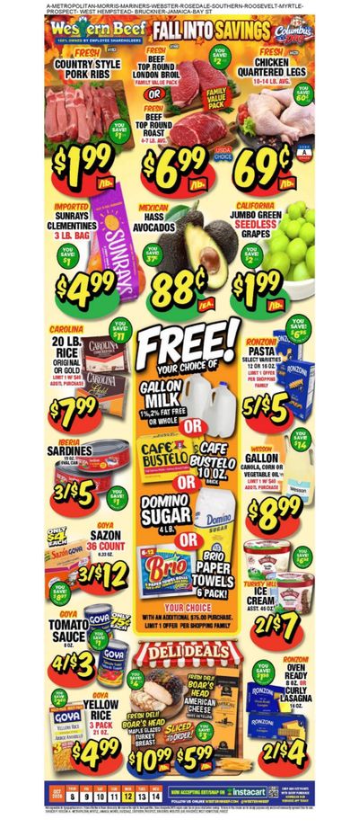 Western Beef Weekly Ad October 7 - 14, 2026