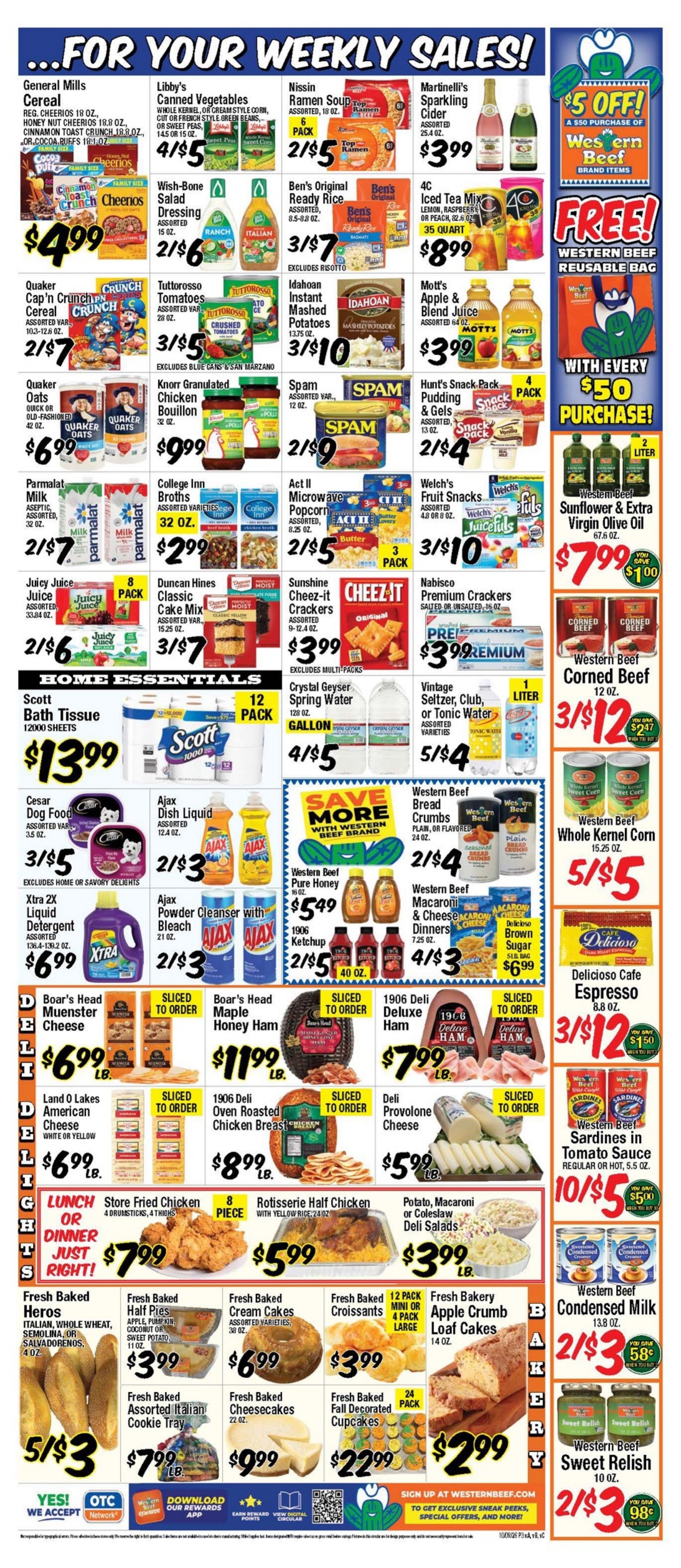 Western Beef Weekly Ad October 7 - 14, 2026