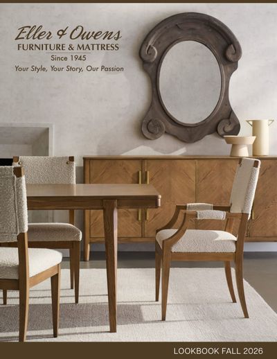 Eller & Owens Furniture & Mattress Summer Lookbook Weekly Ad October 12 - 20, 2026