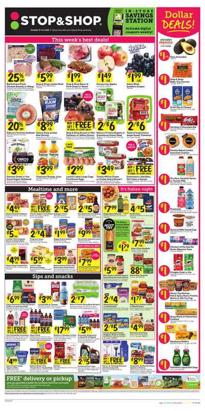 Stop & Shop (Monticello Area, NY) Weekly Ad October 9 - 15, 2026