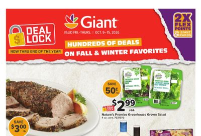 Giant Food (Annapolis Area, MD) Weekly Ad October 9 - 15, 2026