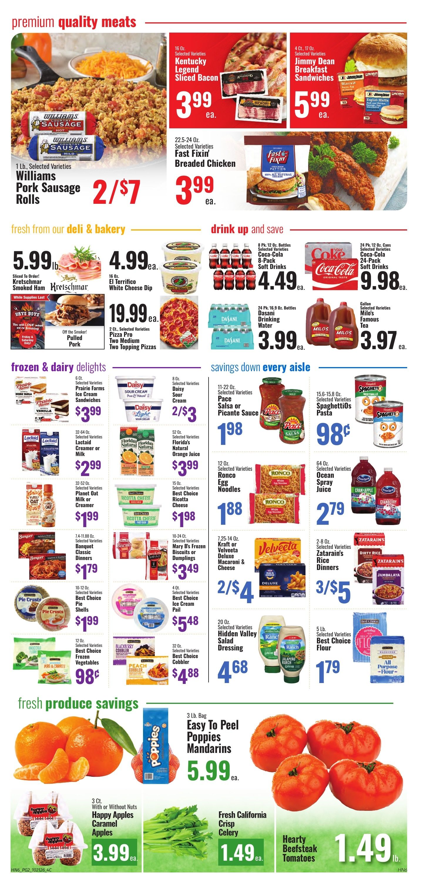Hays Family Grocery Weekly Ad October 21 - 27, 2026