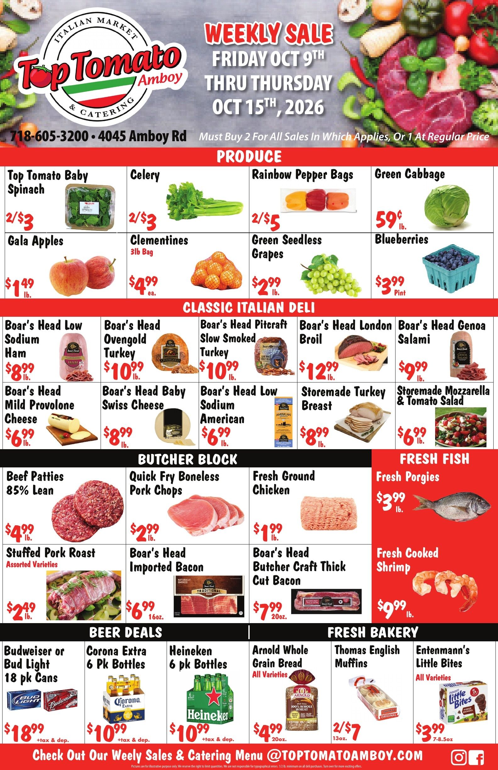 Top Tomato Amboy Weekly Ad October 9 - 15, 2026