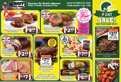 Berkot's Super Foods (Twin Lakes, WI) Weekly Ad October 8 - 14, 2026