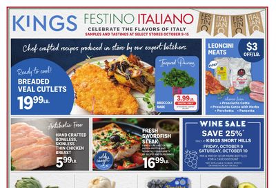 Kings Food Markets (Irvington Area, NJ) Weekly Ad October 9 - 15, 2026