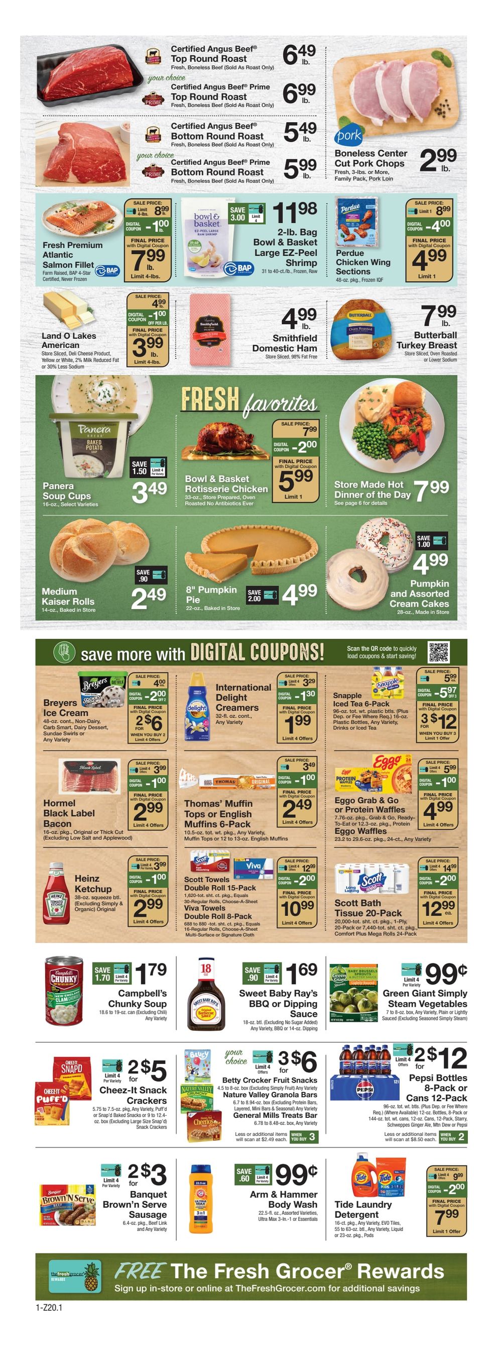The Fresh Grocer (1880 Stefko Blvd, Bethlehem, PA) Weekly Ad October 9 - 15, 2026