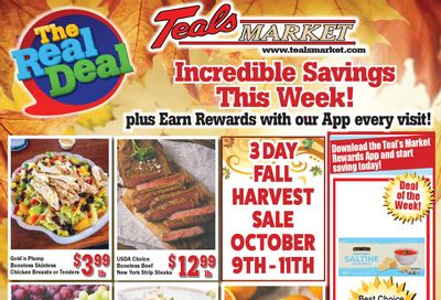 Teal's Market (Sisseton, SD) Weekly Ad October 7 - 13, 2026
