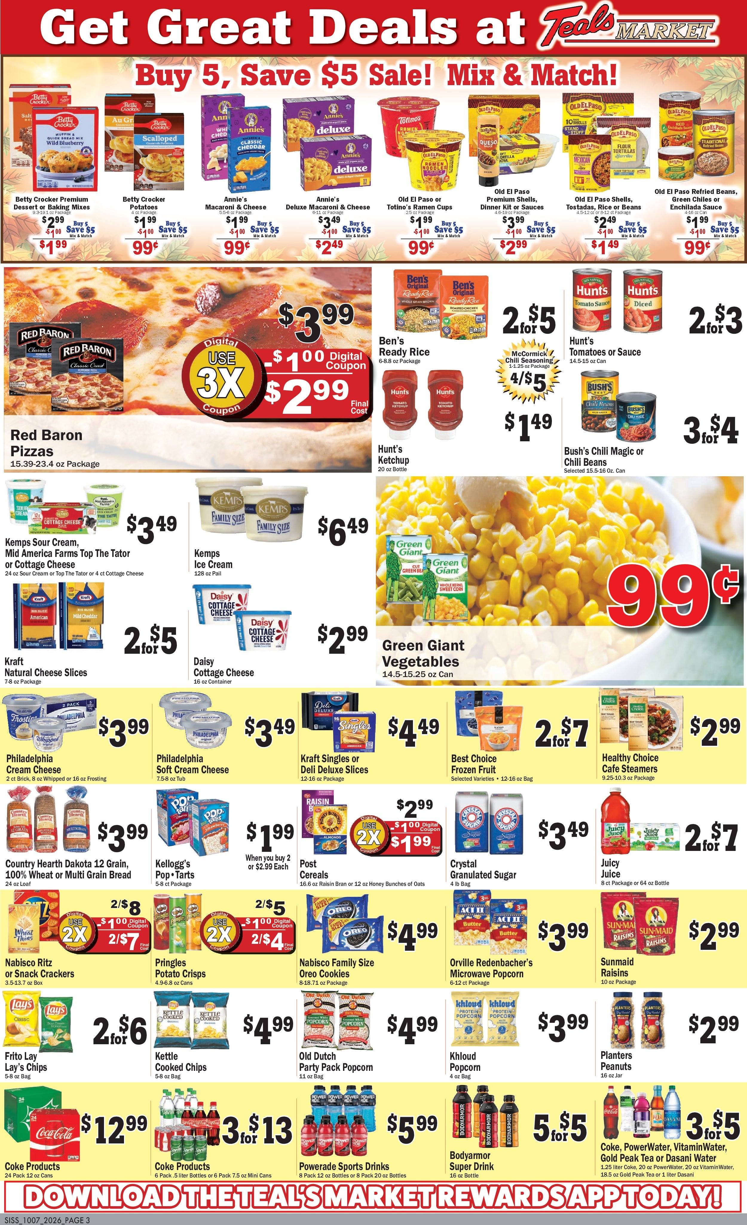 Teal's Market (Sisseton, SD) Weekly Ad October 7 - 13, 2026
