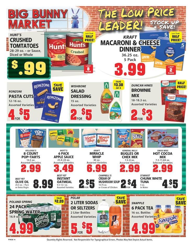 Big Bunny Market Weekly Ad October 9 - 15, 2026