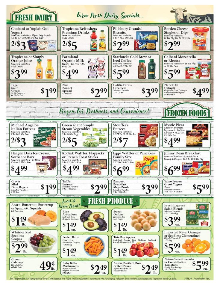 Frenchtown Market Weekly Ad October 16 - 22, 2026