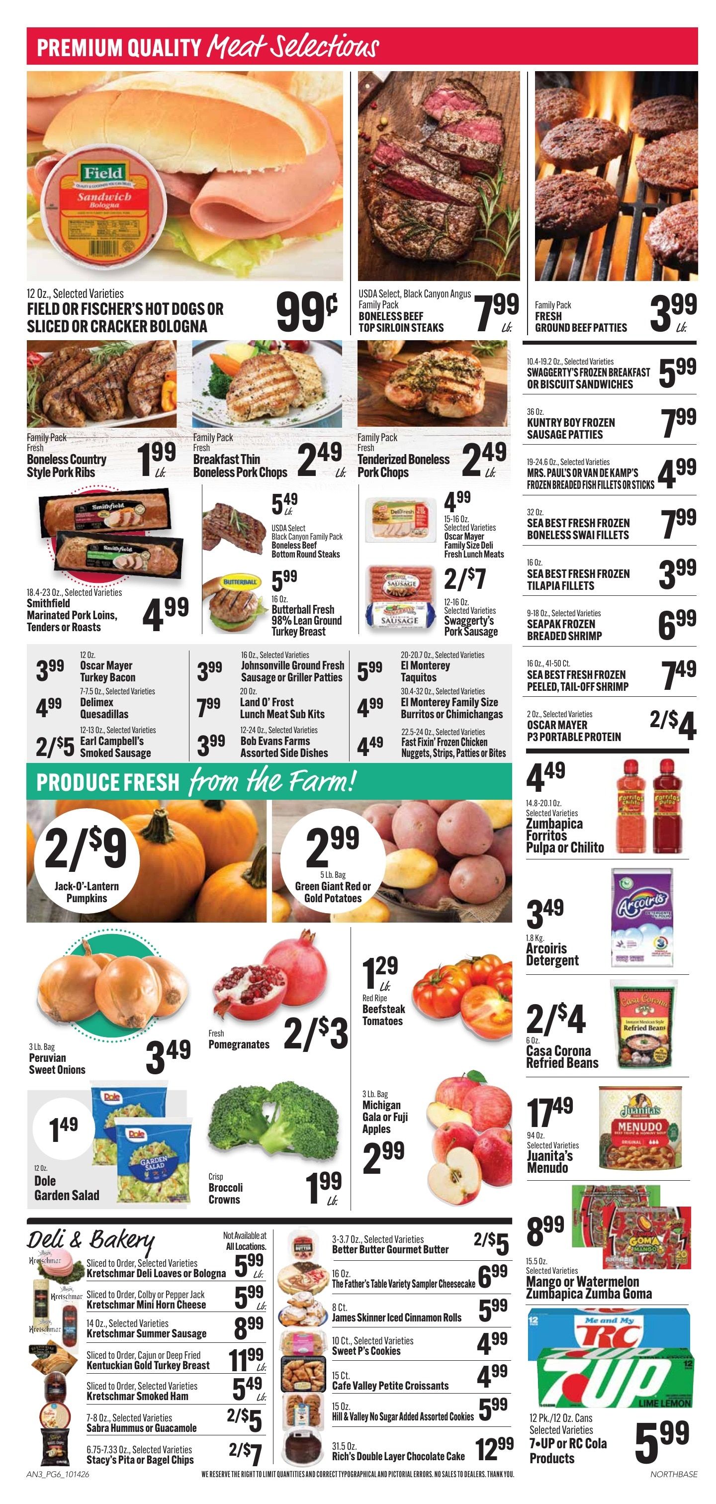 Big Chimney Supermarket Weekly Ad October 14 - 20, 2026