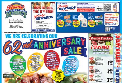 Randy's Neighborhood Market (Clear Lake, IA) Weekly Ad October 7 - 13, 2026