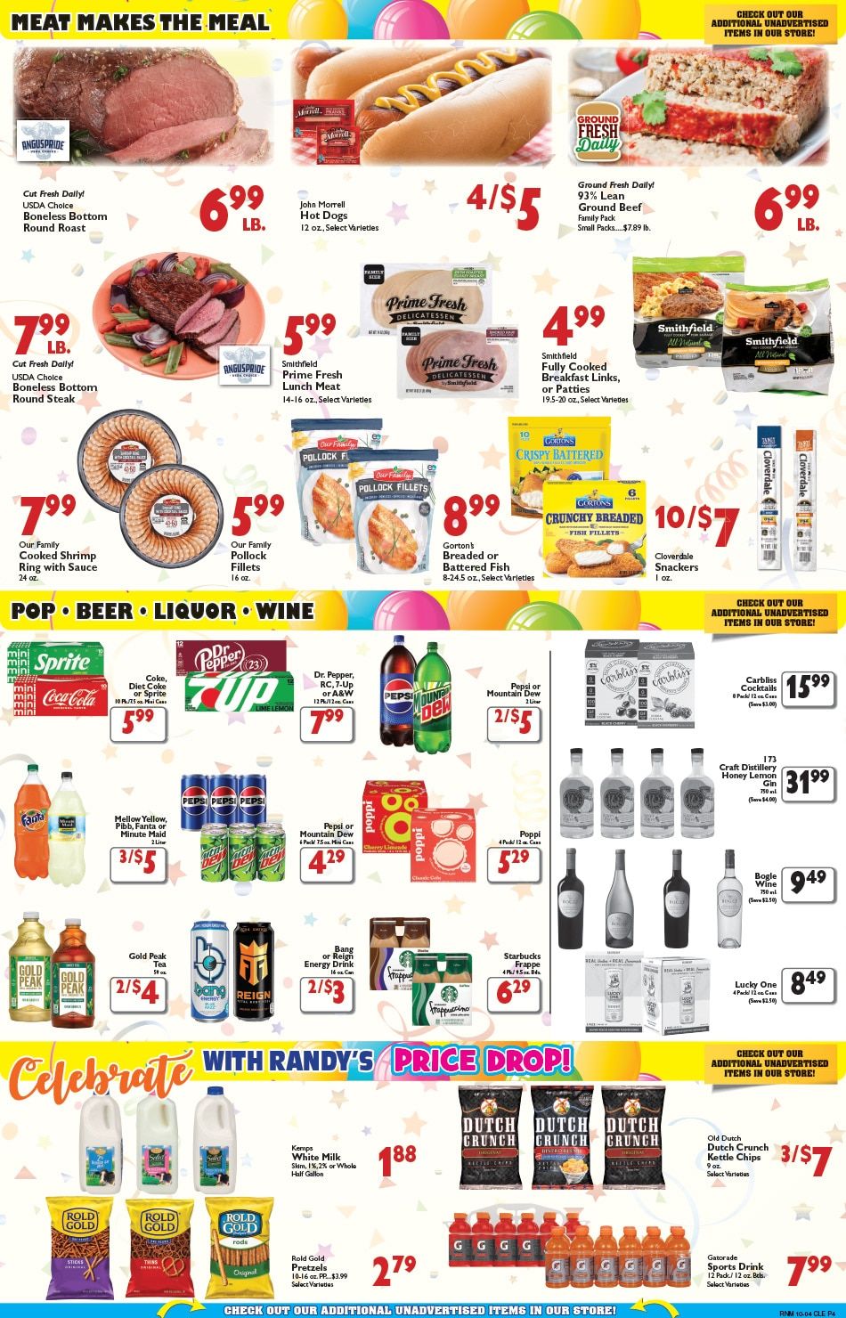 Randy's Neighborhood Market (Clear Lake, IA) Weekly Ad October 7 - 13, 2026