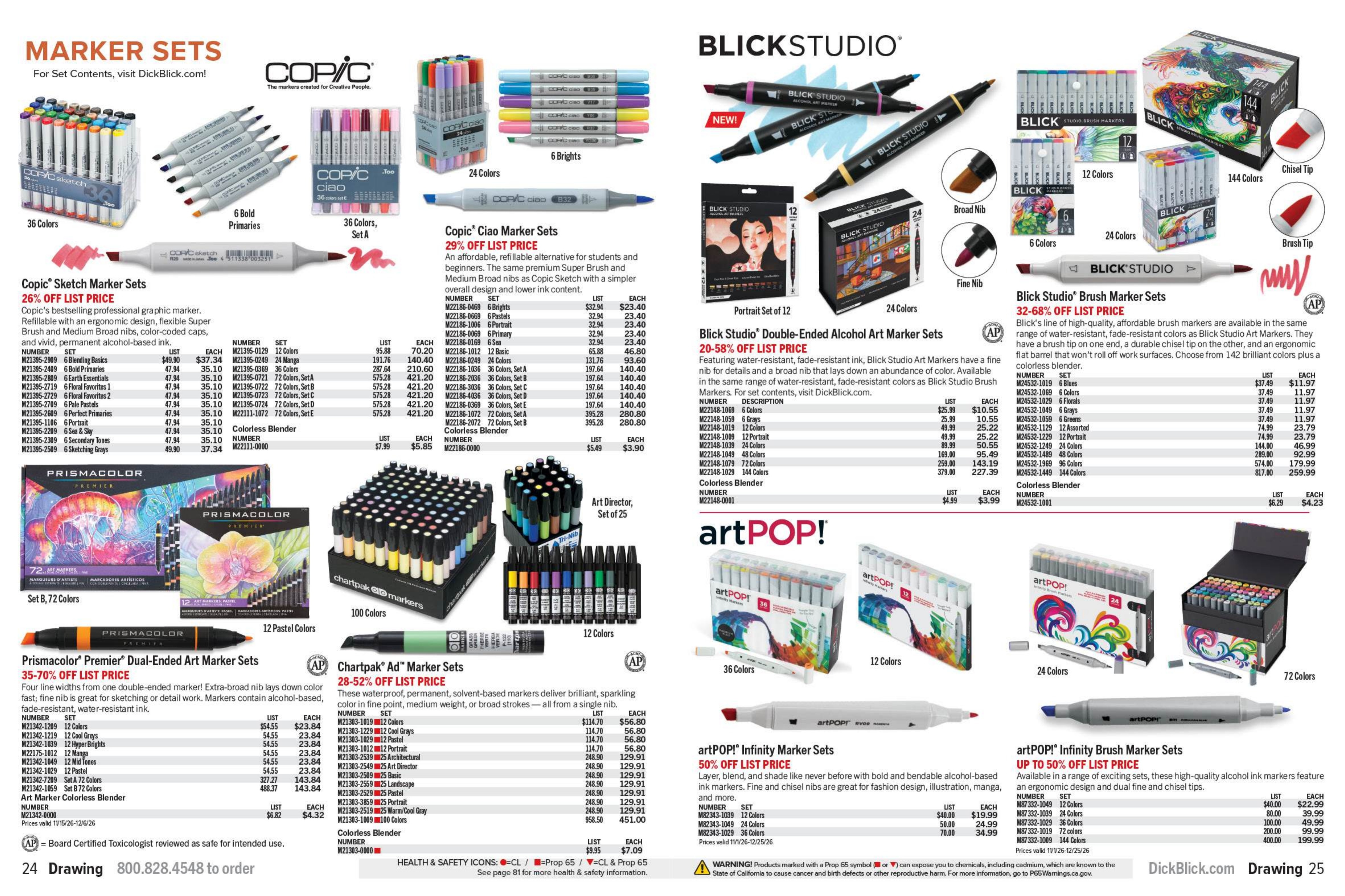 BLICK Art Materials Materials for Artists Sale Weekly Ad October 1, 2026 - January 31, 2027