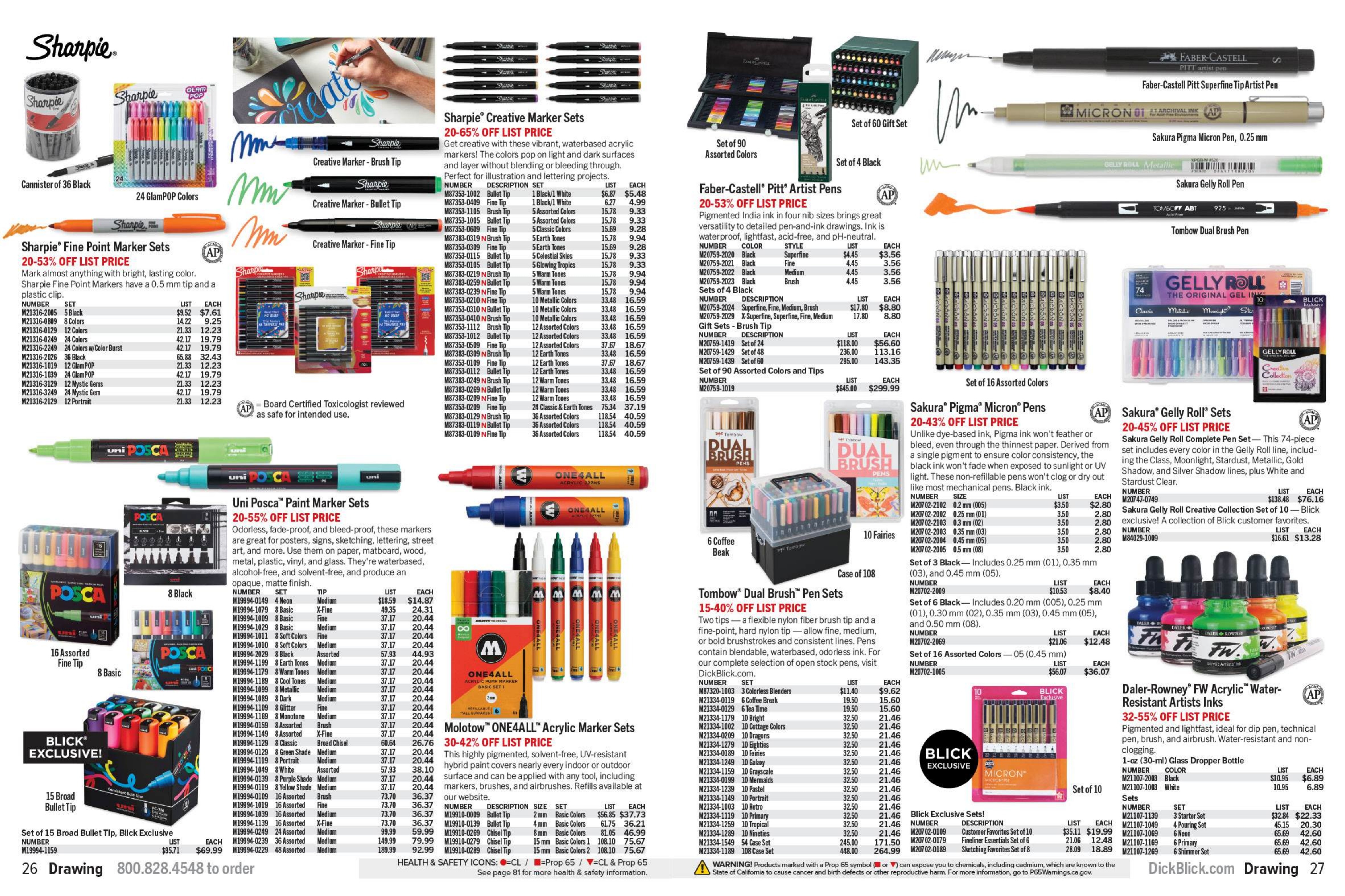 BLICK Art Materials Materials for Artists Sale Weekly Ad October 1, 2026 - January 31, 2027
