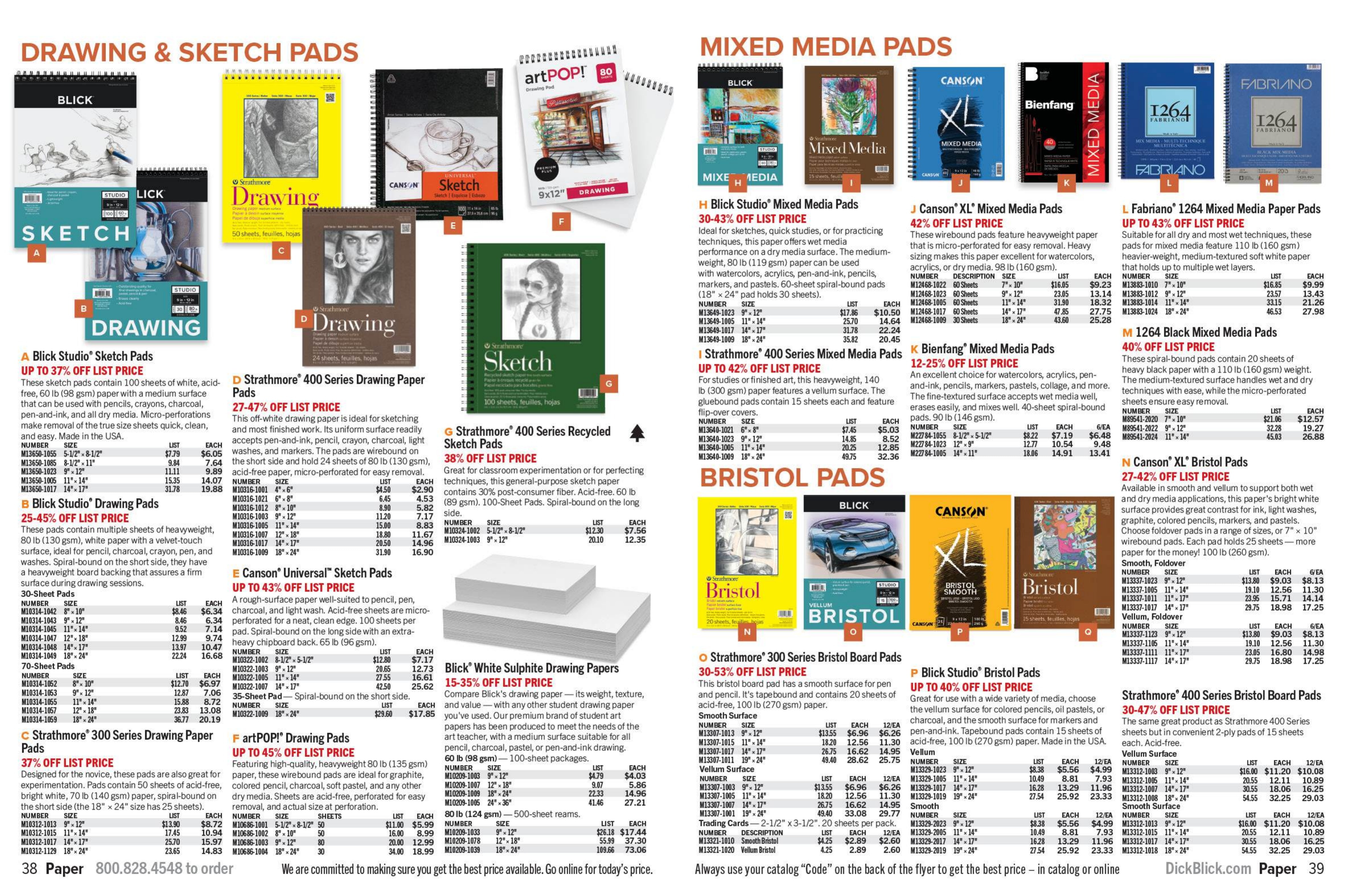 BLICK Art Materials Materials for Artists Sale Weekly Ad October 1, 2026 - January 31, 2027