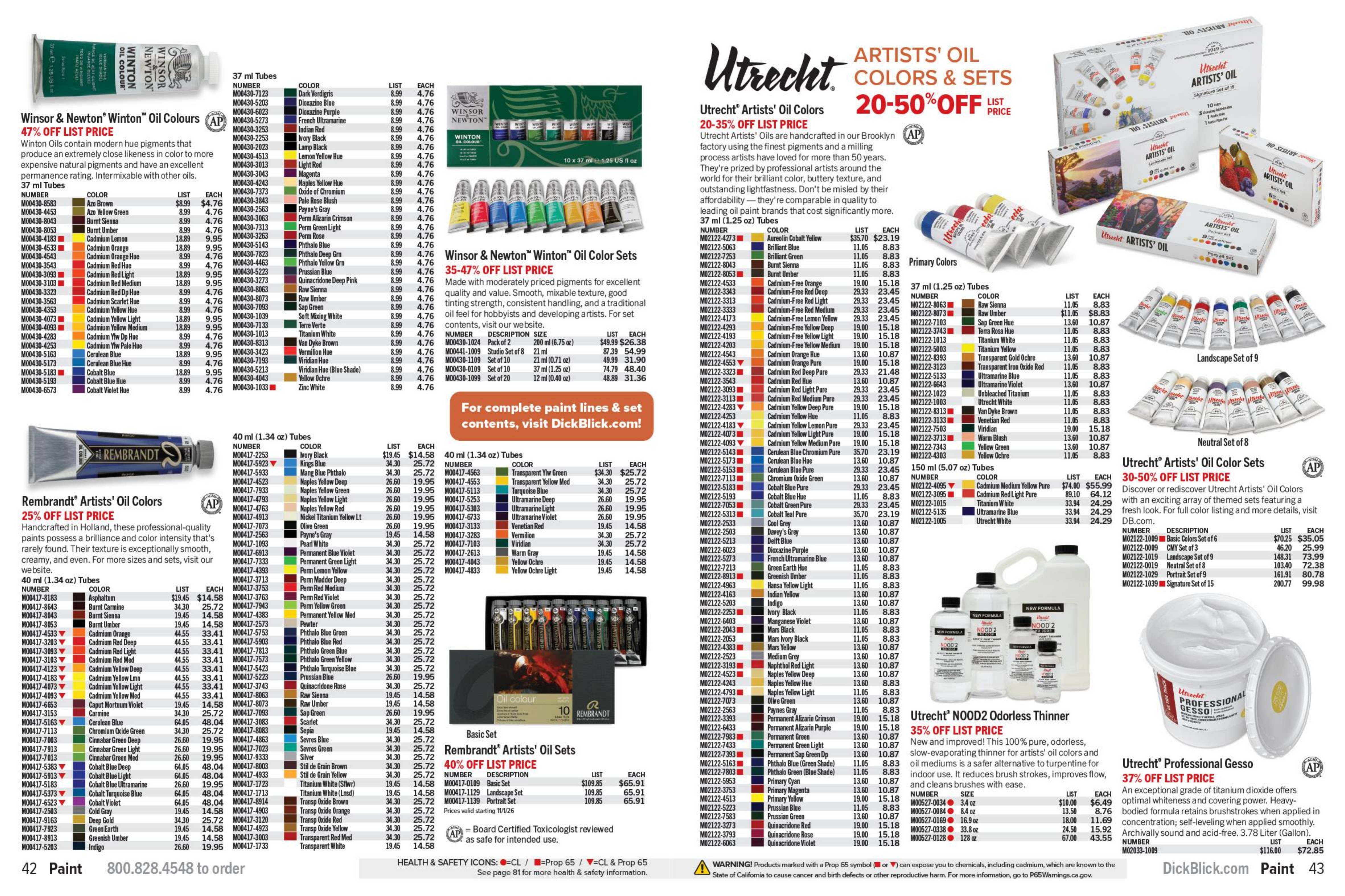 BLICK Art Materials Materials for Artists Sale Weekly Ad October 1, 2026 - January 31, 2027