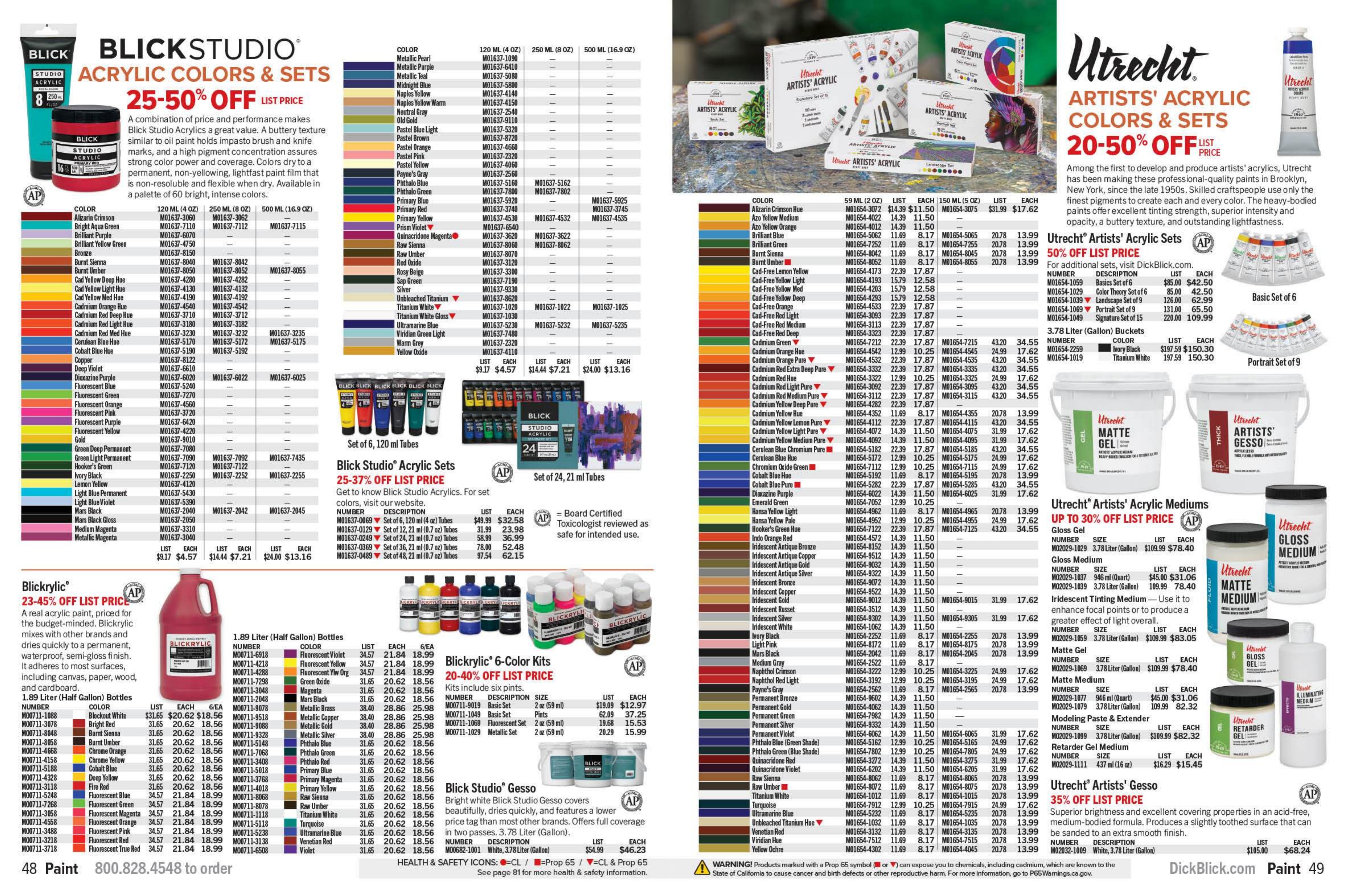 BLICK Art Materials Materials for Artists Sale Weekly Ad October 1, 2026 - January 31, 2027