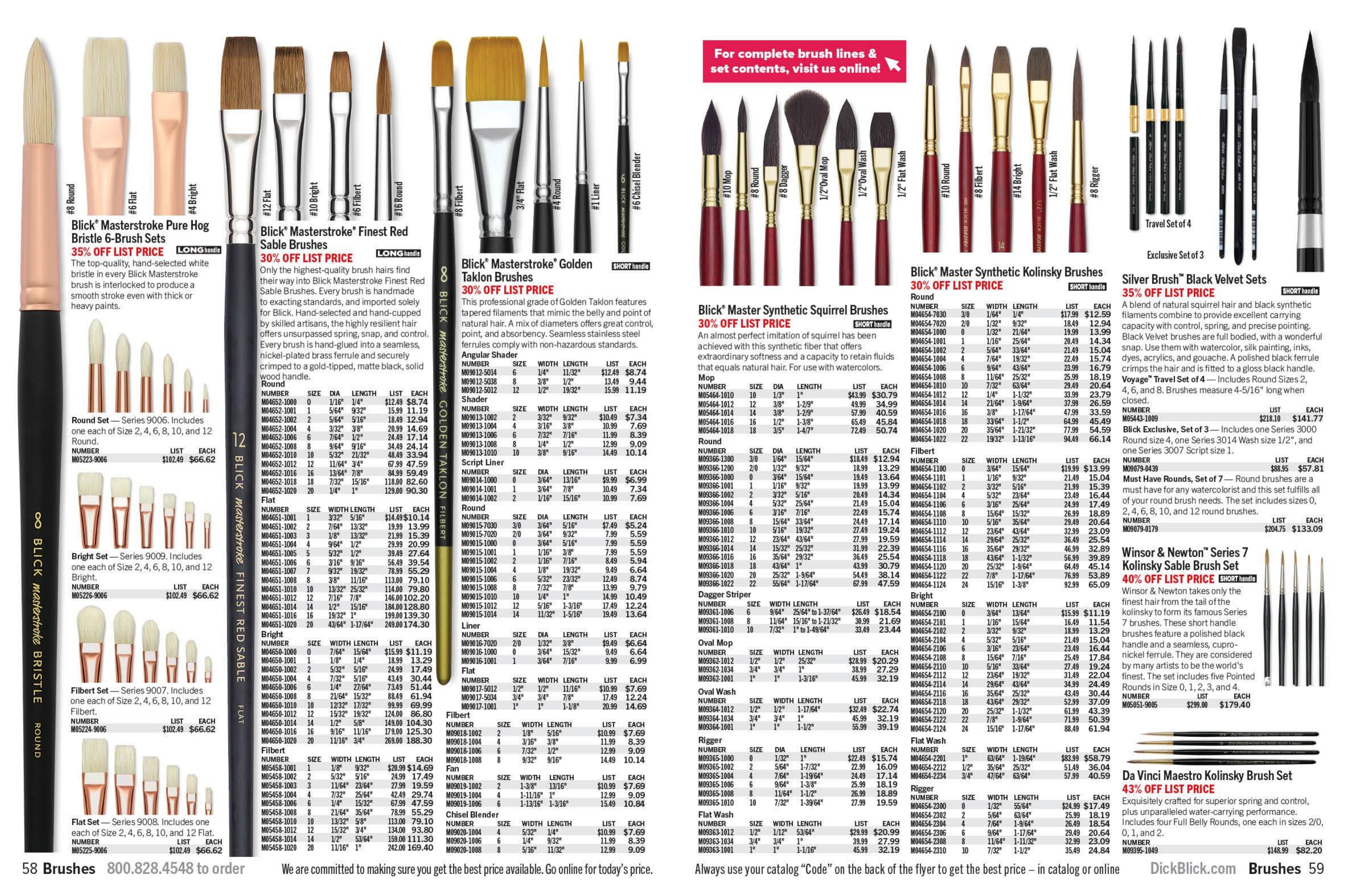 BLICK Art Materials Materials for Artists Sale Weekly Ad October 1, 2026 - January 31, 2027