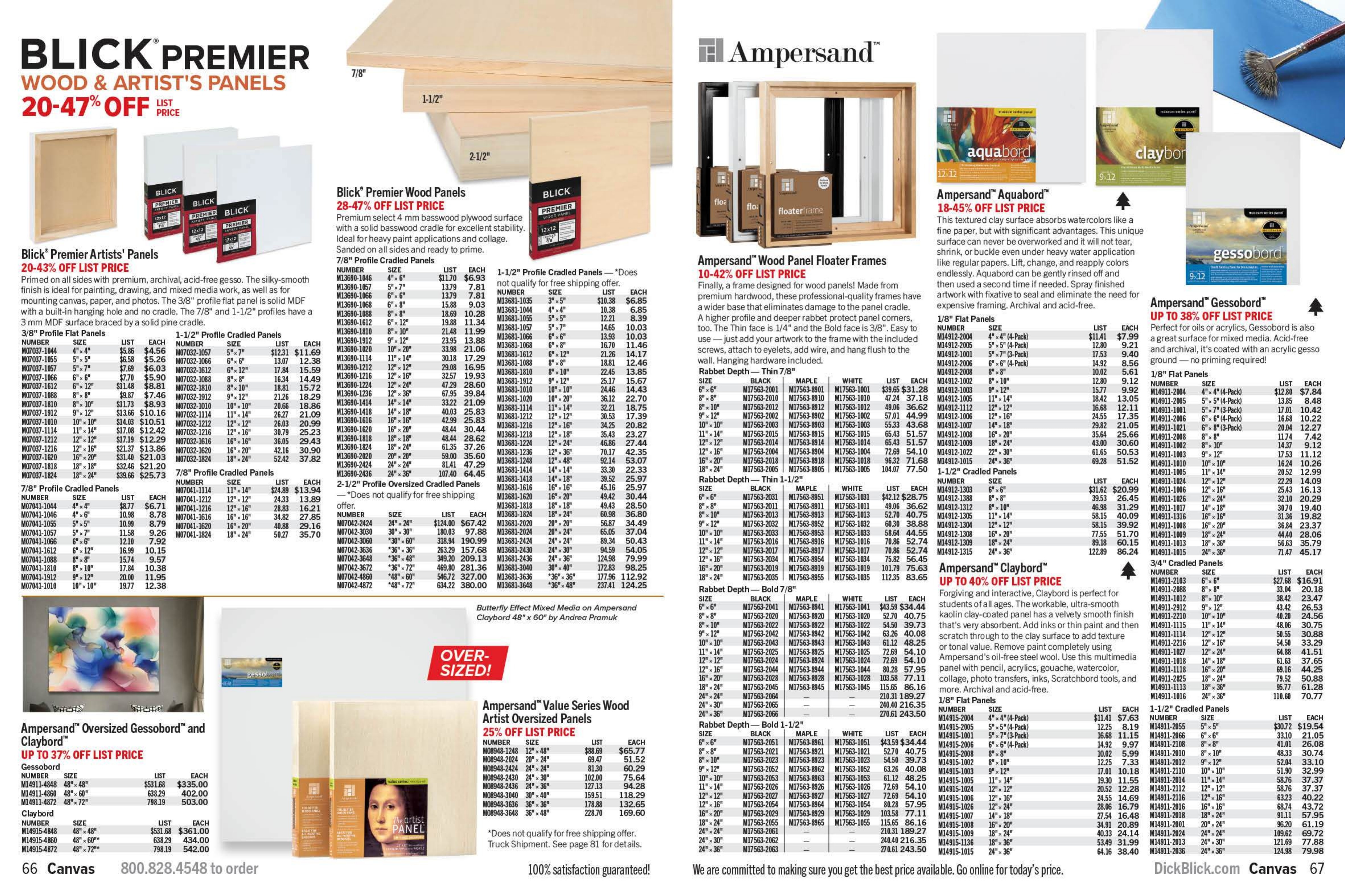 BLICK Art Materials Materials for Artists Sale Weekly Ad October 1, 2026 - January 31, 2027