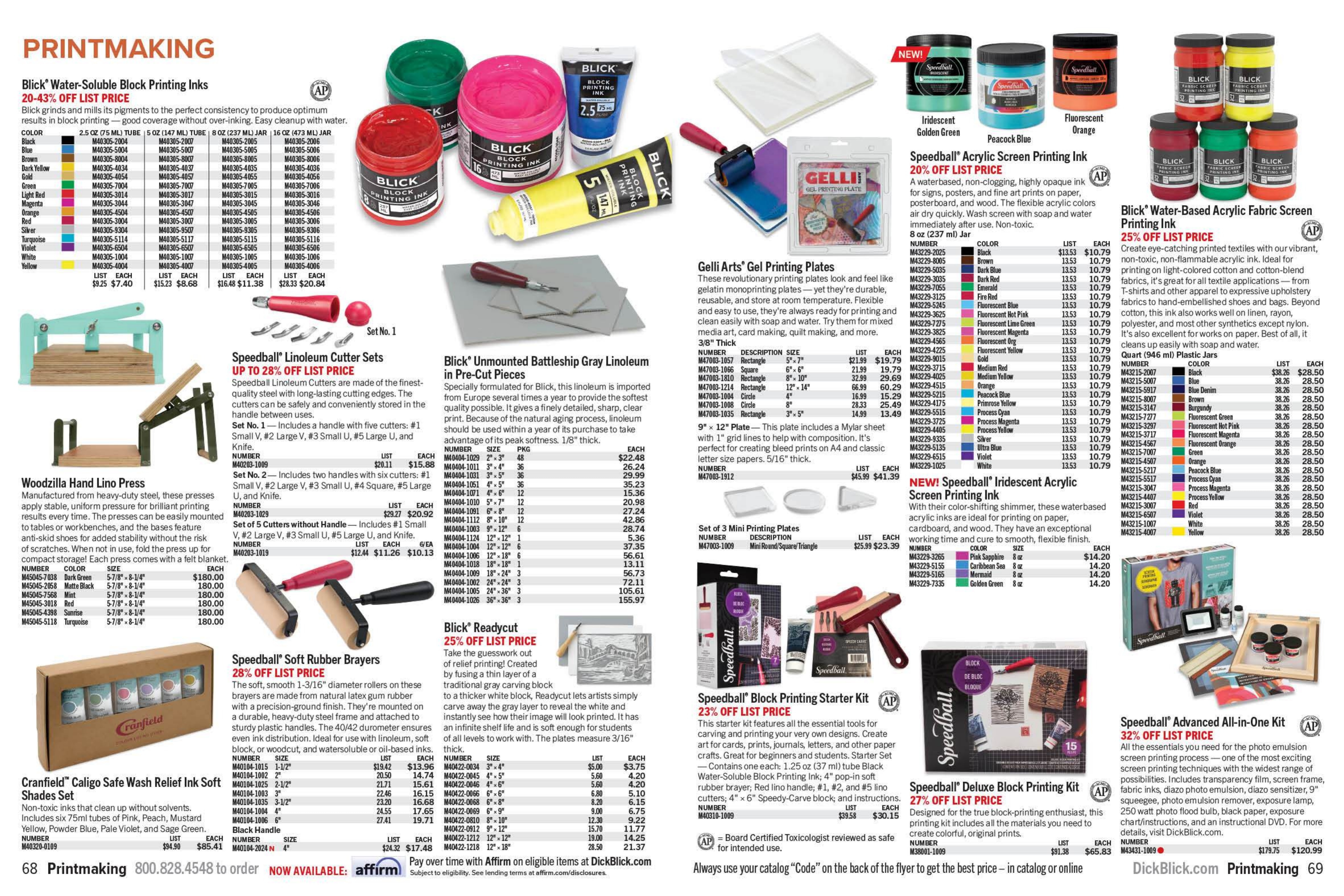 BLICK Art Materials Materials for Artists Sale Weekly Ad October 1, 2026 - January 31, 2027