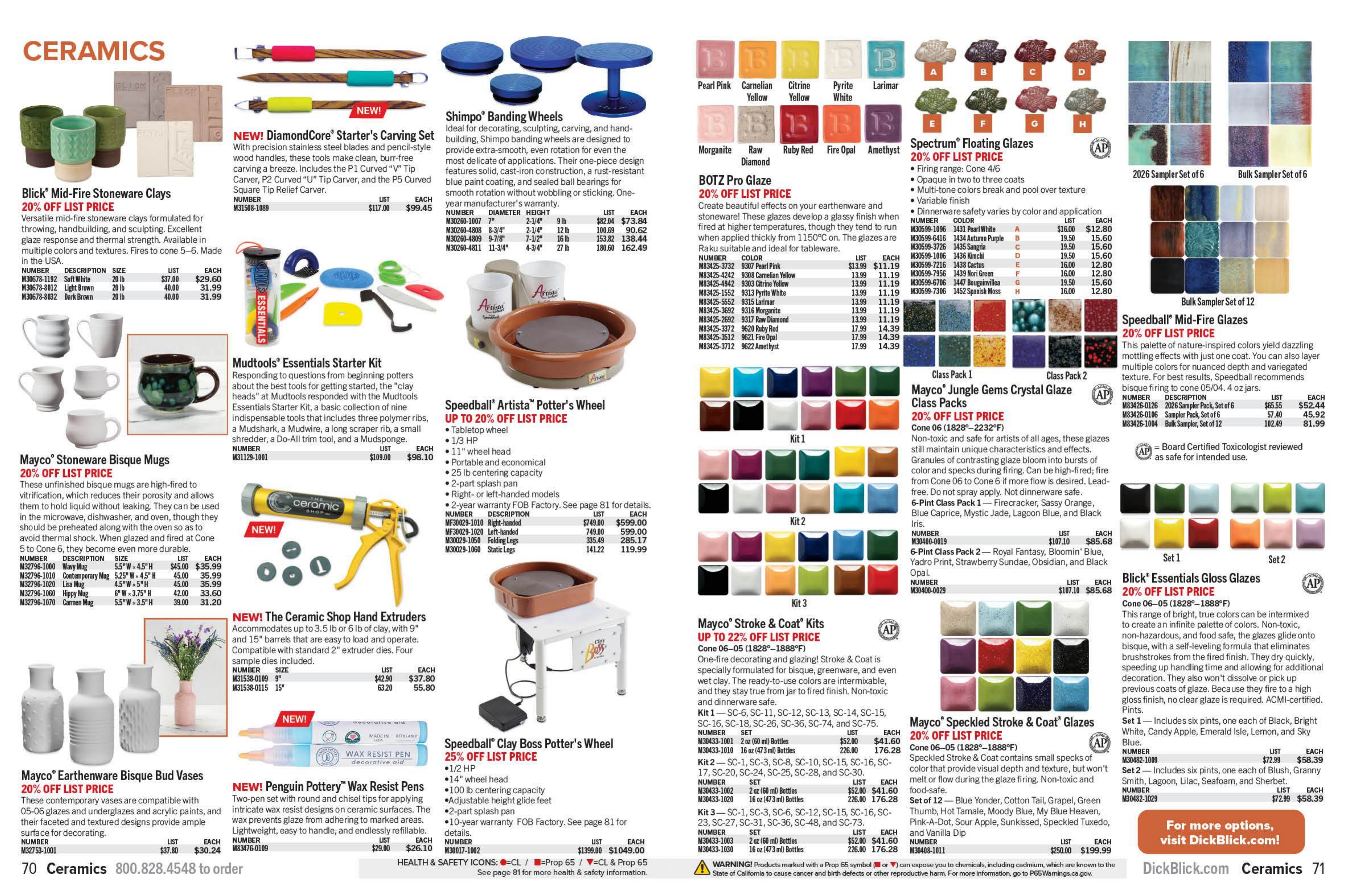 BLICK Art Materials Materials for Artists Sale Weekly Ad October 1, 2026 - January 31, 2027